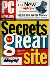 PC Computing Magazine February 2001 Secrets of a Great Website - $7.88