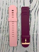 ID205L Smart Watch Band Silicone Adjustable Bands Purple Pink - £11.25 GBP