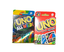 UNO Classic And Uno All Wild Card Games New - £13.02 GBP