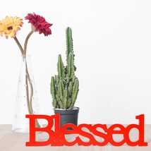 Blessed Letter Table Sign Blessed Standing Letter Table Sign Rustic Wooden Home  - £15.91 GBP