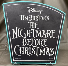 Disney A Nightmare Before Christmas Disney Store Display Sign - $21.49