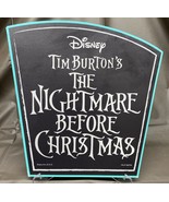 Disney A Nightmare Before Christmas Disney Store Display Sign - £16.94 GBP