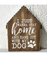 A House Is Not A Home Without A Dog Wood Wall House-Shaped Plaque - $225.56 MXN