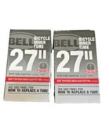 Bicycle Tire Inner Tubes 2 Bell 27&quot; x 1 1/8 - 1 1/4 Standard Valve Fits ... - £10.14 GBP