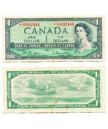 1954 Bank of Canada $1.00 One Dollar Replacement Note *I/O0602448 - $54.69 CAD