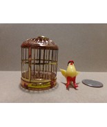 Vintage Miniature Birdcage &amp; Bird Dollhouse Decor Medford Oregon - $24.59 CAD