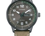 Citizen Watch TACTICAL GREY IP 42MM DAY DATE GREY DIAL - £195.22 GBP