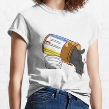  Kitty Antidepressant Love Medicin White Women Classic T-Shirt - £13.04 GBP
