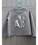 Armani Exchange Vintage Knit Sweater Pullover Gray Sweatshirt Cotton Y2k... - $54.34 CAD