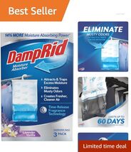 3 Pack Lavender Vanilla Moisture Absorbers, 16 oz - Fresh Air &amp; Odor Con... - $29.65