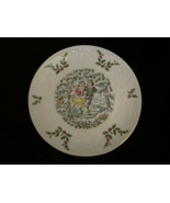 WINTER FUN collector plate ROYAL DOULTON Victorian Christmas ICE SKATING - £11.76 GBP