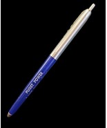 Vintage Johnson Puget Power Retractable Blue and Silver Pen Advertisement - $22.14 CAD