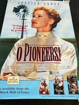 Movie Theater Cinema Poster Lobby Card 1992 O Pioneers Jessica Lange Western vtg - £31.02 GBP