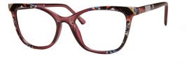 Enhance EN4375 Eyeglasses Women&#39;s Glasses Frame Plum 54mm - $73.26