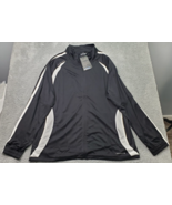 Stormtech Performance Track Jacket Mens 2XL Black Dry Tech Long Sleeve F... - $19.87