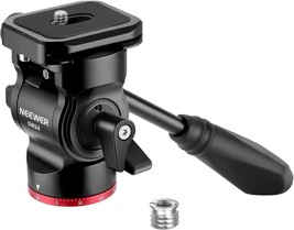 Neewer Tripod Fluid Head Pan Tilt Head With Quick Release Plate And, Gm24. - £37.51 GBP