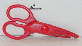 Red Craft Scrap-Booking Scissors Cutting Crafting - $14.80