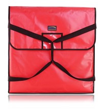 Pizza Delivery Bag With Insulation, 24&quot; X 24&quot; X 5&quot;, Red, From New Star - £33.78 GBP