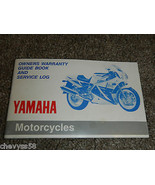 YAMAHA WARRANTY GUIDE BOOK #1 SHOP SERVICE REPAIR MANUAL - €8,54 EUR