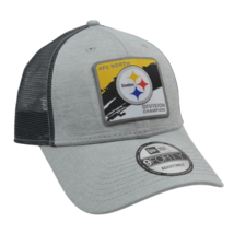 Pittsburgh Steelers New Era 9FORTY Division Champions 2Tone Gray NFL Hat  - £16.57 GBP
