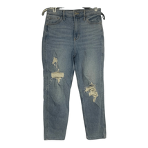 Hollister Junior Women&#39;s Ultra High Rise Distressed Mom Jeans Size 3 - £26.16 GBP