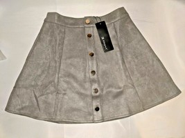 Allegra K Mini Skirt Button Front Closure Sz Medium Pleated NWT - £19.90 GBP