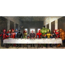 Nathan Szerdy SIGNED Marvel Comics Stan Lee Art Print ~ Spiderman Iron Man Hulk - £35.60 GBP