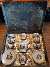 Walt Disney's Mickey And Minnie Mouse Tea Set C. 1930'S Japan Complete Set 23 - £455.30 GBP