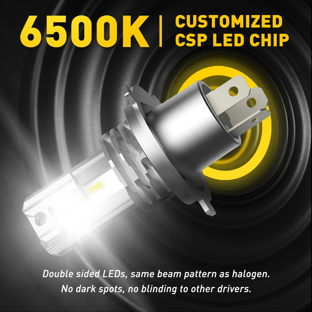 AUXITO 2Pcs HB2 9003 H4 LED Car Headlight Bulb Canbus for  Yaris Hilux   City H4 - £174.41 GBP