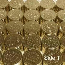 NEW 50 GOLDEN 777 AUTHENTIC PACHISLO SLOT MACHINE TOKENS - NEW NEVER USED - $12.00
