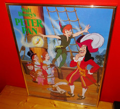 Fisher Price Peter Pan Comic Book Poster 1980s 23 x 29 Walt Disney Peter Pan - £23.97 GBP