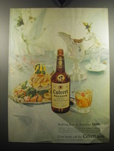 1957 Calvert Reserve Whiskey Ad - Nothing finer in American taste - £14.53 GBP
