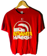 Majestic Hombre Atlanta Hawks Juego Cara de Manga Corta Camiseta Rojo Medio - £11.55 GBP