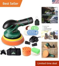 Battery Powered Car Buffer Polisher - Includes 2 Batteries &amp; Fast Charge... - $2,241.64 MXN