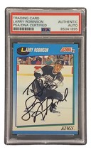 Larry Robinson Signed 1991 Score #511 LA Kings Hockey Card PSA/DNA 85041895 - £29.56 GBP