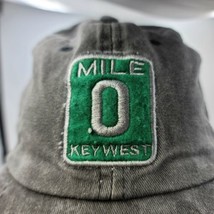 Key West Mile Marker 0 Grey/Blue Adjustable Hat - £10.21 GBP