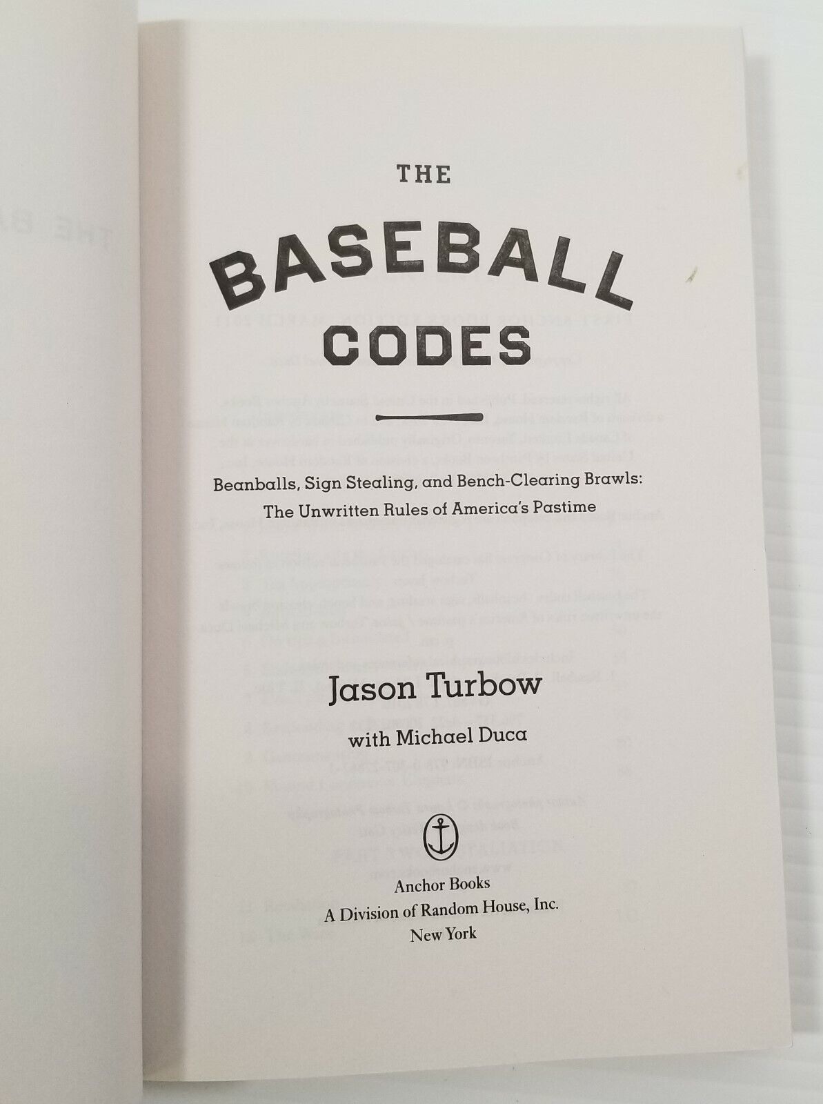 N) The Baseball Codes Beanballs, Sign Stealing, and BenchClearing