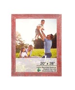 20&quot; X 28&quot; Rustic Farmhouse Red Wood Frame - £103.24 GBP