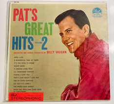 Pat Boone - Pat&#39;s Great Hits Volume 2 1960 USA Stereo Orig. Vinyl LP - $10.88