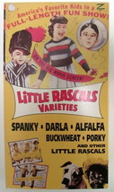 Little Rascals Varieties VHS Tape Spanky, Darla, Buckwheat, Alfalfa, Porky 1992 - £7.07 GBP