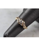 Womens Vintage Estate 14k Gold Artcarved Diamond Ring 2.6g #E7592 - €405,10 EUR