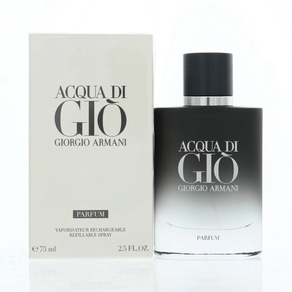 Acqua Di Gio by Giorgio Armani Box for Men 2.5 Oz Parfum Refillable Spray - $79.15