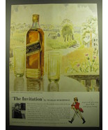1958 Johnnie Walker Scotch Ad - The Invitation by Charles Burchfield - £14.55 GBP
