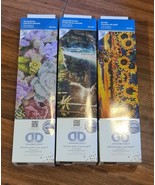 Lot Of 3 Diamond Dotz Diamond Facet Art Kit: Succulent, Sunset And Water... - $738.65 MXN