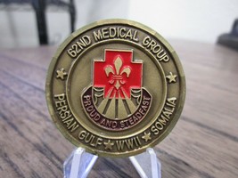 US Army 62nd Medical Group Command Sergeant Major Challenge Coin #202M  - £13.15 GBP