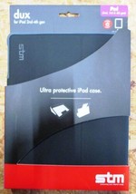 STM Dux, rugged case for Apple iPad 2, 3, 4 - Black (stm-222-066J-01) - £18.34 GBP
