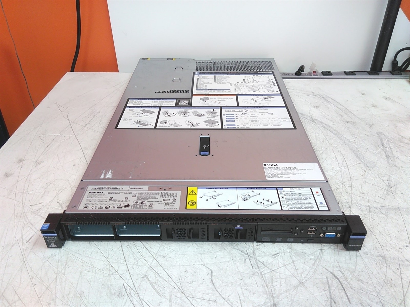Lenovo System X 3550 M5 Server Intel Xeon E5-2609 v3 6-Core 1.9GHz 32GB ... - $169.01