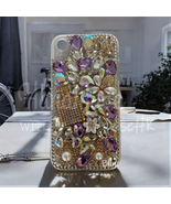 Handmade Bling Swarovski Crystal Clear Case For Samsung S 21 22 23 24 Pl... - €30,03 EUR