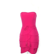 Arc &amp; Co Women&#39;s size Small Strapless Bodycon Dress Fuchsia Pink - £17.69 GBP