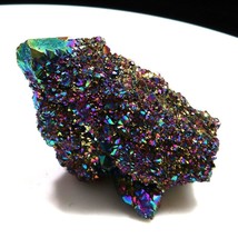 Rainbow Aura Spirit Quartz Cactus Crystal AA891 - £14.45 GBP